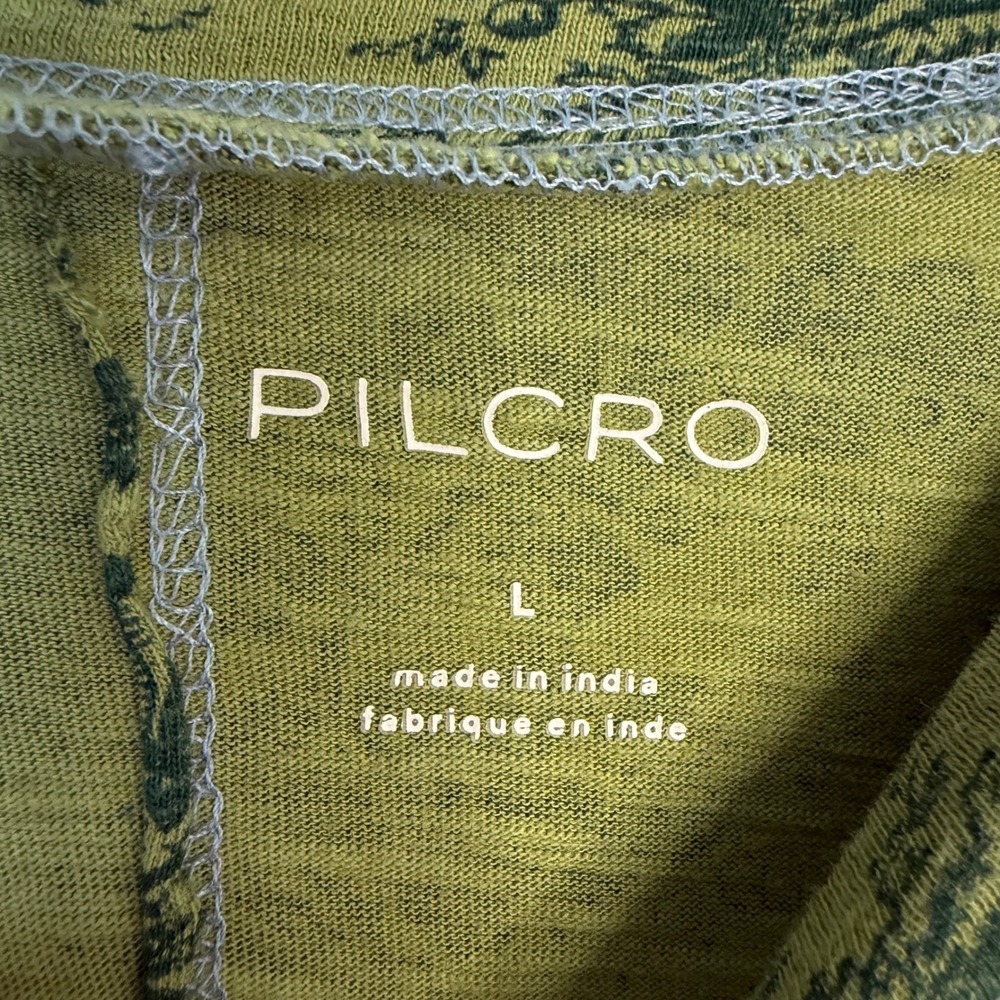 Anthropologie Pilcro Floral Tie Dye Print Cinch Drawstring Side Tank Top LARGE - Picture 6 of 12